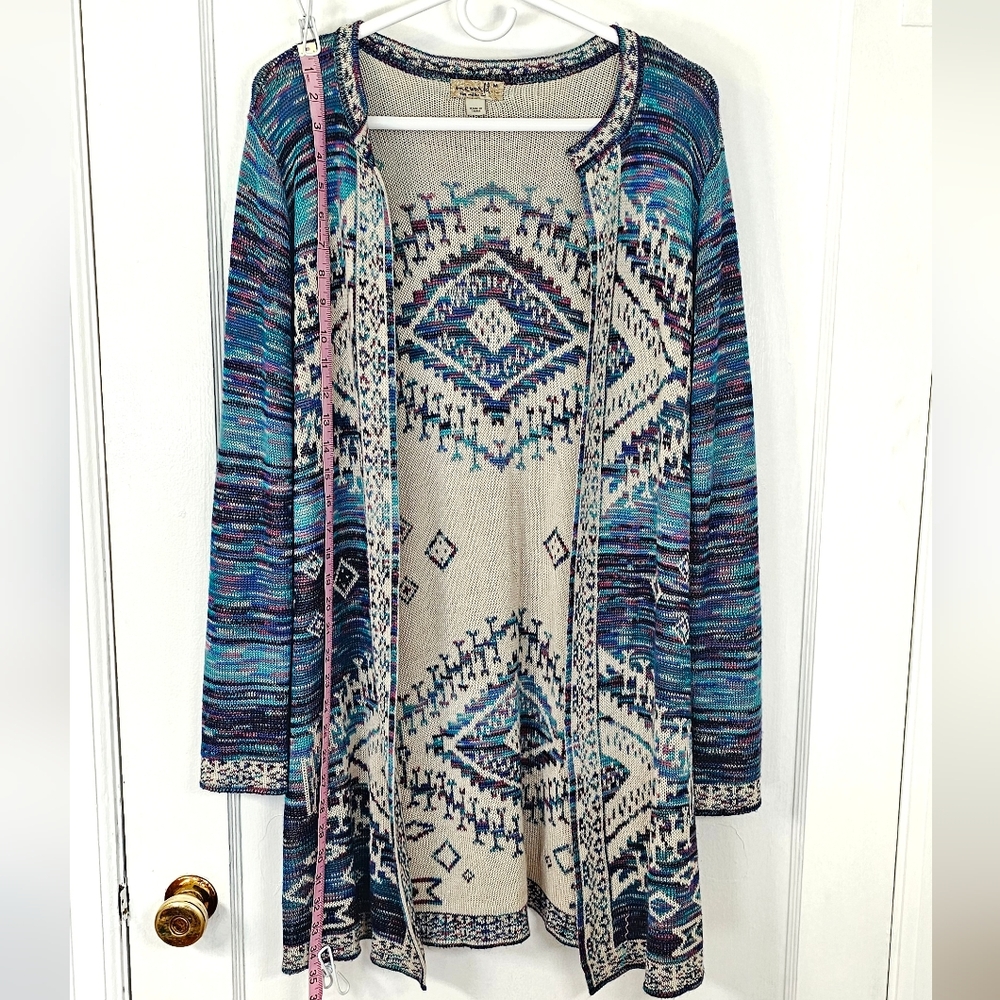 Aztec Pattern Cardigan - image 5